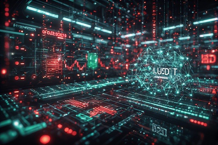 변수 대응 로직과 신속한 USDT 시드 복구 과정을 시각화한 AI 분석 제어실 이미지